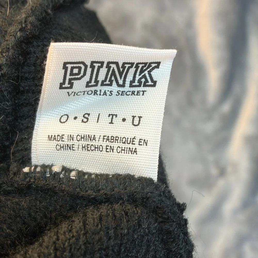 Pink Nation Knit Hat with Pom - Picture 10 of 10